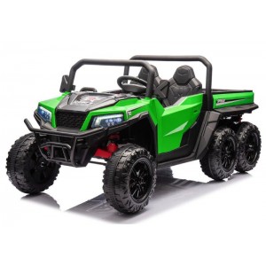 Mažojo ūkininko elektrinis automobilis su išverčiama priekaba XB-1038A 4x4 24V 800W (Žalia)